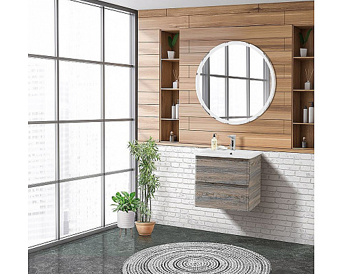 Заказать Тумба под раковину BelBagno 50 ALBANO-CER-500-2C-SO-PS подвесная Pino Scania в магазине сантехники Santeh-Crystal.ru