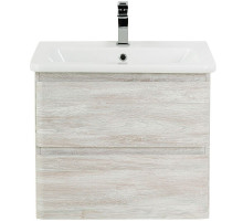 Тумба под раковину BelBagno 50 ALBANO-CER-500-2C-SO-RVB подвесная Rovere Vintage Bianco