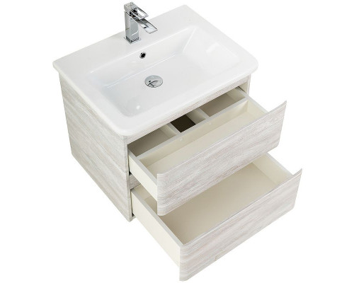 Приобрести Тумба под раковину BelBagno 50 ALBANO-CER-500-2C-SO-RVB подвесная Rovere Vintage Bianco в магазине сантехники Santeh-Crystal.ru