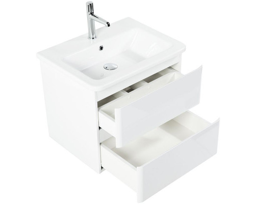 Приобрести Тумба под раковину BelBagno 60 ALBANO-CER-600-2C-SO-BL подвесная Bianco Lucido в магазине сантехники Santeh-Crystal.ru