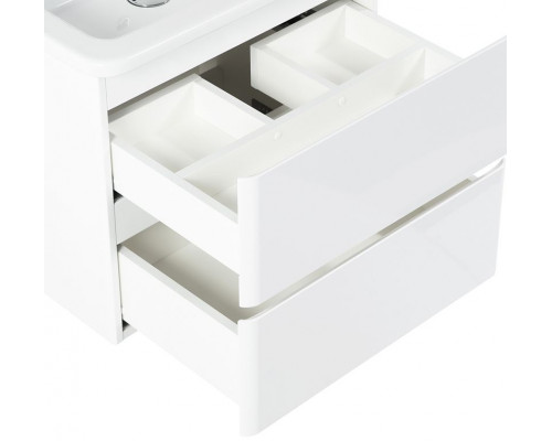 Приобрести Тумба под раковину BelBagno 60 ALBANO-CER-600-2C-SO-BL подвесная Bianco Lucido в магазине сантехники Santeh-Crystal.ru