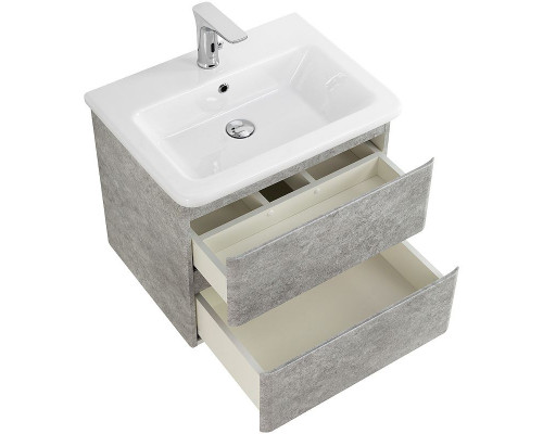 Заказать Тумба под раковину BelBagno 60 ALBANO-CER-600-2C-SO-CVG подвесная Cemento Verona Grigio в магазине сантехники Santeh-Crystal.ru