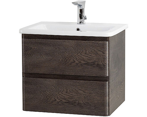 Купить Тумба под раковину BelBagno 60 ALBANO-CER-600-2C-SO-RNG подвесная Robere Nature Grigio в магазине сантехники Santeh-Crystal.ru