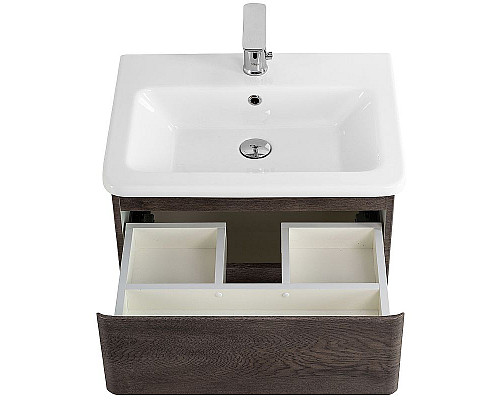 Купить Тумба под раковину BelBagno 60 ALBANO-CER-600-2C-SO-RNG подвесная Robere Nature Grigio в магазине сантехники Santeh-Crystal.ru