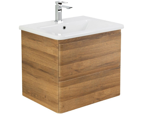 Купить Тумба под раковину BelBagno 60 ALBANO-CER-600-2C-SO-RR подвесная Rovere Rustico в магазине сантехники Santeh-Crystal.ru