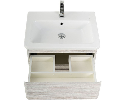 Заказать Тумба под раковину BelBagno 60 ALBANO-CER-600-2C-SO-RVB подвесная Rovere Vintage Bianco в магазине сантехники Santeh-Crystal.ru