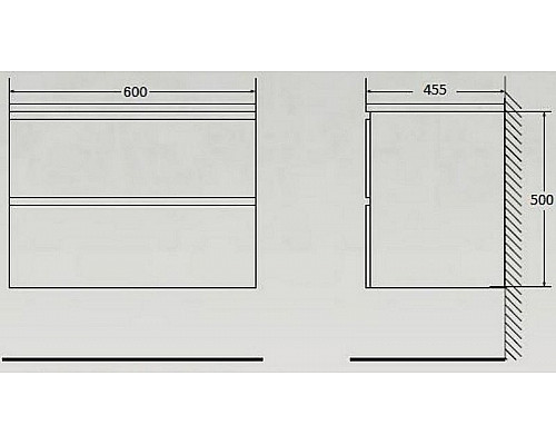 Santeh-Crystal.ru: Тумба под раковину BelBagno ALBANO-600-2C-SO-BL подвесная Bianco Lucido Приобрести Тумба под раковину BelBagno ALBANO-600-2C-SO-BL подвесная Bianco Lucido в магазине сантехники Santeh-Crystal.ru