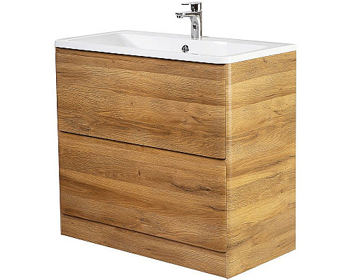 Купить Тумба под раковину BelBagno 80 ALBANO-800-2C-PIA-RR Rovere Rustico в магазине сантехники Santeh-Crystal.ru