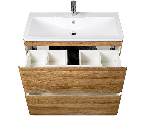 Купить Тумба под раковину BelBagno 80 ALBANO-800-2C-PIA-RR Rovere Rustico в магазине сантехники Santeh-Crystal.ru