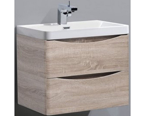 Купить Тумба под раковину BelBagno Ancona-N 60 ANCONA-N-600-2C-SO-WO подвесная Rovere Bianco в магазине сантехники Santeh-Crystal.ru