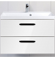 Тумба под раковину BelBagno Aurora 80 AURORA-800-2C-SO-BL подвесная Bianco Lucido