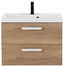 Тумба под раковину BelBagno Aurora 80 AURORA-800-2C-SO-RNN подвесная Rovere Nebrasca Nature