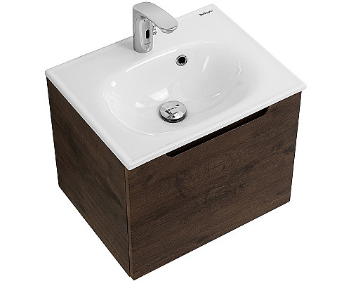 Тумба под раковину BelBagno Etna 60 ETNA-600-1C-SO-RW-P подвесная Rovere Moro