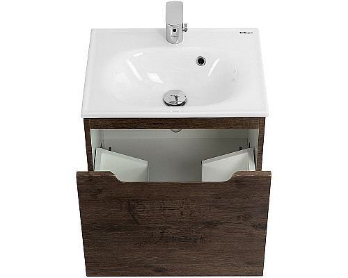 Тумба под раковину BelBagno Etna 60 ETNA-600-1C-SO-RW-P подвесная Rovere Moro