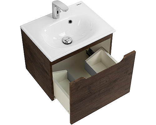 Тумба под раковину BelBagno Etna 60 ETNA-600-1C-SO-RW-P подвесная Rovere Moro