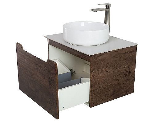 Тумба под раковину BelBagno Etna 60 ETNA-600-1C-SO-RW-P подвесная Rovere Moro