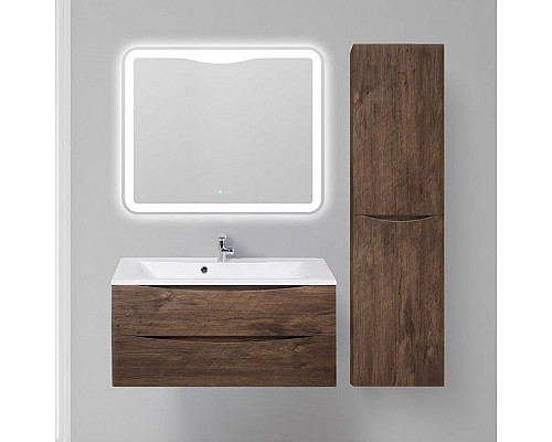 Купить Шкаф пенал BelBagno Fly-Marino 40 FLY-MARINO-1500-2A-SC-RW-P-R подвесной Rovere Moro в магазине сантехники Santeh-Crystal.ru
