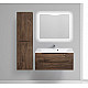Купить Шкаф пенал BelBagno Fly-Marino 40 L FLY-MARINO-1500-2A-SC-RW-P-L подвесной Rovere Moro в магазине сантехники Santeh-Crystal.ru