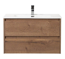 Тумба под раковину BelBagno Kraft 80 KRAFT-800-2C-SO-RT подвесная Rovere Tabacco