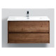 Приобрести Тумба под раковину BelBagno Kraft 90 KRAFT-900-2C-SO-RT подвесная Табачный дуб в магазине сантехники Santeh-Crystal.ru