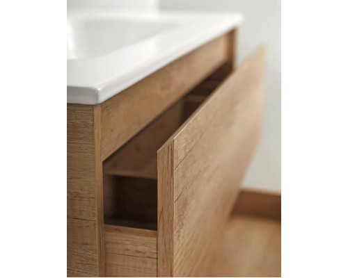 Приобрести Тумба под раковину BelBagno Kraft 90 KRAFT-900-2C-SO-RNN подвесная Натуральный дуб Небраска в магазине сантехники Santeh-Crystal.ru