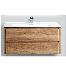 Тумба под раковину BelBagno Kraft 100 KRAFT-1000-2C-SO-RNN подвесная Натуральный дуб Небраска