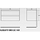 Приобрести Тумба под раковину BelBagno Kraft 90 KRAFT-900-2C-SO-BO подвесная Bianco Opaco в магазине сантехники Santeh-Crystal.ru