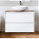 Купить Тумба под раковину BelBagno Kraft 70 KRAFT-700-2C-SO-BO подвесная Bianco Opaco в магазине сантехники Santeh-Crystal.ru