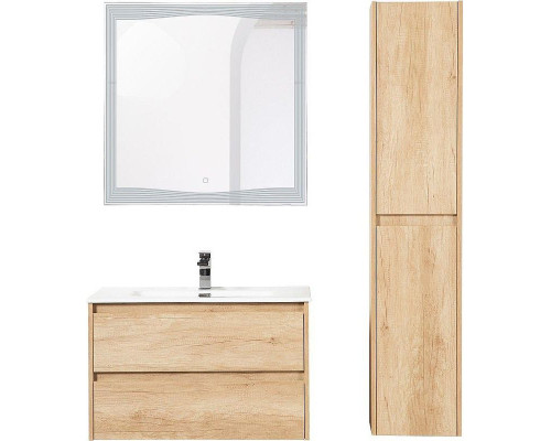 Заказать Тумба под раковину BelBagno Kraft 80 KRAFT-800-2C-SO-RNN подвесная Rovere Nebrasca Nature в магазине сантехники Santeh-Crystal.ru