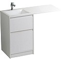 Тумба под раковину BelBagno Kraft 120 KRAFT-LVD-580/1200-2C-PIA-BO Bianco Opaco