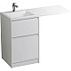 Заказать Тумба под раковину BelBagno Kraft 120 KRAFT-LVD-580/1200-2C-PIA-BO Bianco Opaco в магазине сантехники Santeh-Crystal.ru