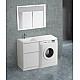 Заказать Тумба под раковину BelBagno Kraft 120 KRAFT-LVD-580/1200-2C-PIA-BO Bianco Opaco в магазине сантехники Santeh-Crystal.ru