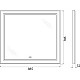 Приобрести Зеркало BelBagno Kraft 88.5 SPC-KRAFT-885-785-TCH-WARM с подсветкой с подогревом Сатин с сенсорным выключателем в магазине сантехники Santeh-Crystal.ru