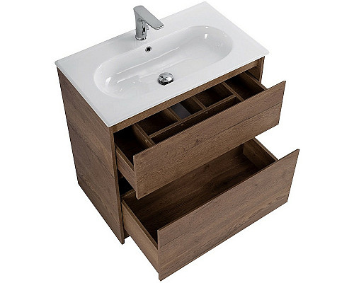 Тумба под раковину BelBagno Kraft 80 KRAFT-800-2C-PIA-RT Rovere Tabacco