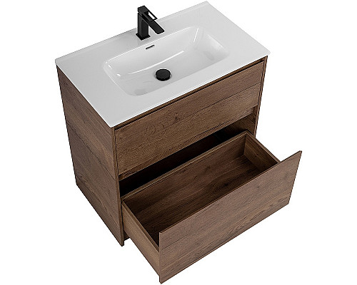 Тумба под раковину BelBagno Kraft 80 KRAFT-800-2C-PIA-RT Rovere Tabacco