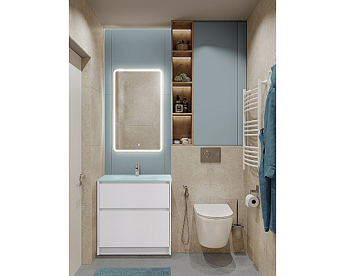 Тумба под раковину BelBagno Kraft 80 KRAFT-800-2C-PIA-BO Bianco Opaco