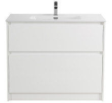 Тумба под раковину BelBagno Kraft 100 KRAFT-1000-2C-PIA-BO Bianco Opaco