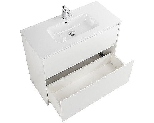 Тумба под раковину BelBagno Kraft 100 KRAFT-1000-2C-PIA-BO Bianco Opaco