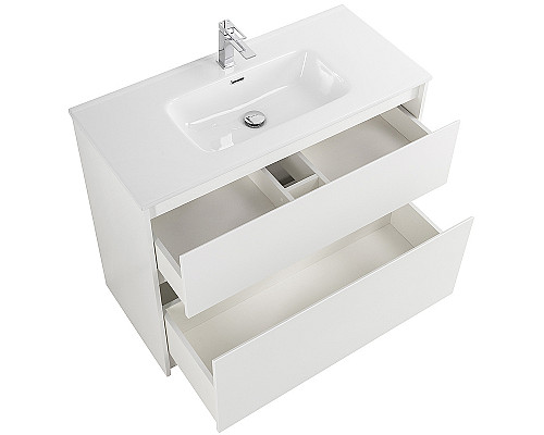 Тумба под раковину BelBagno Kraft 100 KRAFT-1000-2C-PIA-BO Bianco Opaco