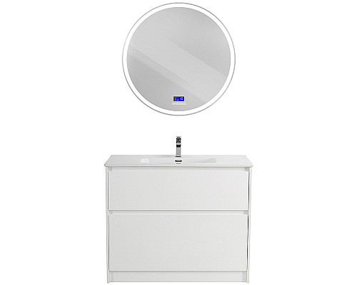 Тумба под раковину BelBagno Kraft 100 KRAFT-1000-2C-PIA-BO Bianco Opaco