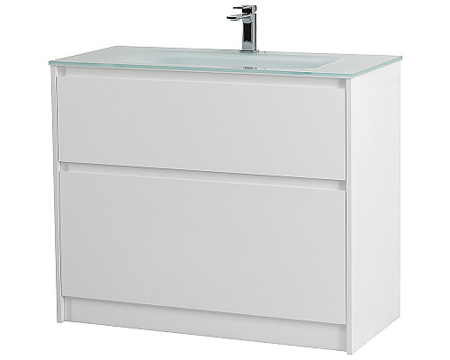 Тумба под раковину BelBagno Kraft 100 KRAFT-1000-2C-PIA-BO Bianco Opaco