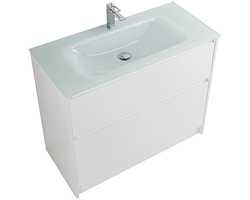 Тумба под раковину BelBagno Kraft 100 KRAFT-1000-2C-PIA-BO Bianco Opaco