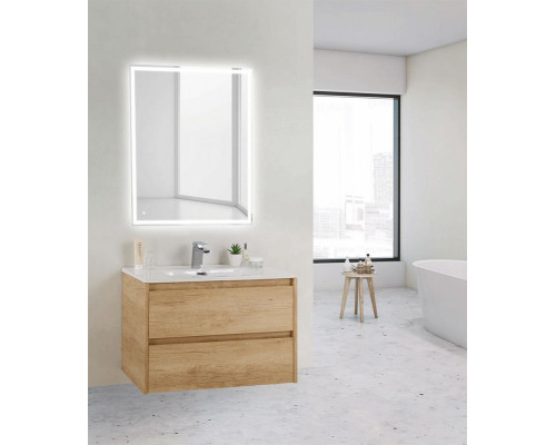 Приобрести Тумба под раковину BelBagno KRAFT 39-800/390-2C-SO-RNN подвесная Rovere Nebrasca Nature в магазине сантехники Santeh-Crystal.ru