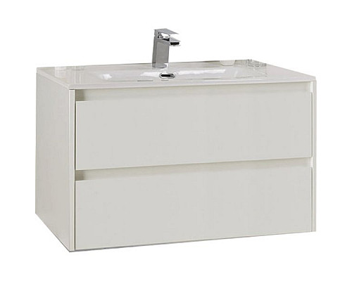 Заказать Тумба под раковину BelBagno KRAFT 39-800/390-2C-SO-BO подвесная Bianco Opaco в магазине сантехники Santeh-Crystal.ru