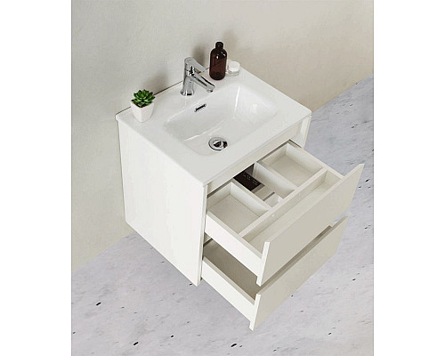 Заказать Тумба под раковину BelBagno KRAFT 39-500/390-2C-SO-BO подвесная Bianco Opaco в магазине сантехники Santeh-Crystal.ru