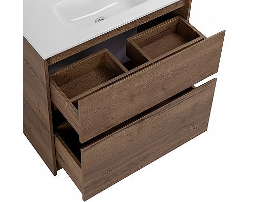Тумба под раковину BelBagno Kraft 39 50 KRAFT39-500/390-2C-PIA-RT Rovere Tabacco