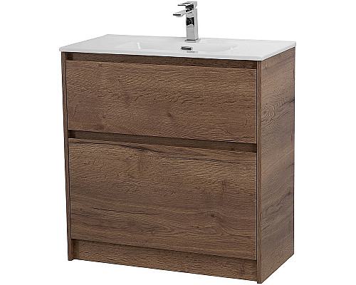 Тумба под раковину BelBagno Kraft 39 80 KRAFT39-800/390-2C-PIA-RT Rovere Tabacco