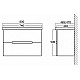 Заказать Тумба под раковину BelBagno Luxury Soft 80 LUXURY/SOFT-800-2C-SO-BF подвесная Bianco frassinato в магазине сантехники Santeh-Crystal.ru