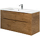 Тумба под раковину BelBagno Marino-H60 110 MARINO-H60-1100-2C-SO-RN-P подвесная Rovere Nature