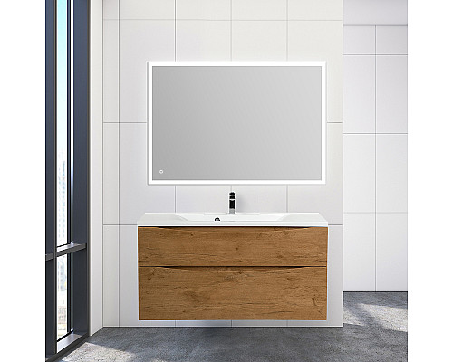 Тумба под раковину BelBagno Marino-H60 110 MARINO-H60-1100-2C-SO-RN-P подвесная Rovere Nature